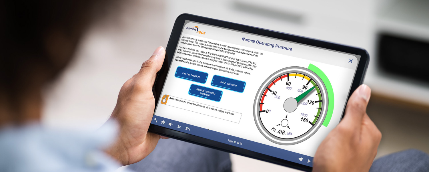 CarriersEdge online Air Brakes course for trucking